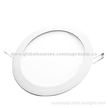 Round LED panel light, 18W super bright, >80Ra, >0.9PF, SMD LED